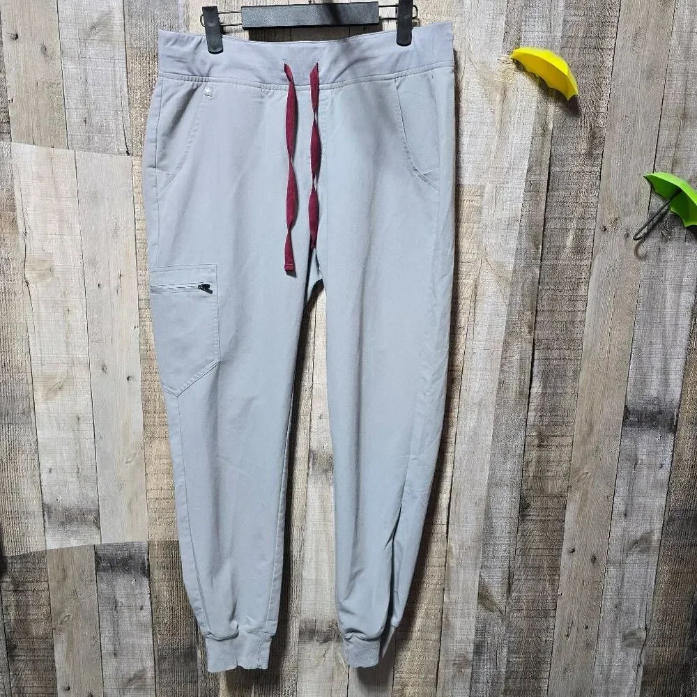 Figs Zamora Cement Joggers Scrub Pants Medium Nurse CNA Veterinarian Doctor